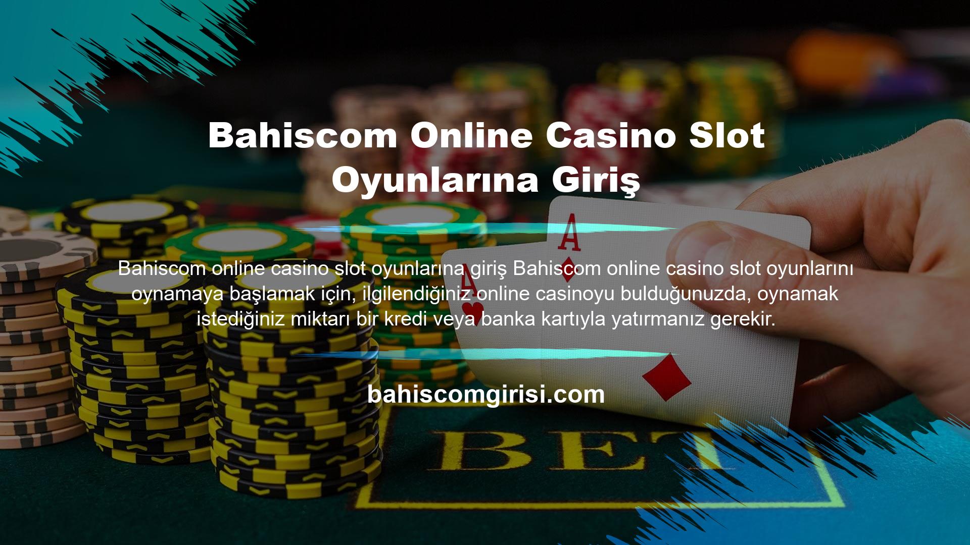 Online casino hesabınıza yatırdığınız paranın hemen harcanması gerekmez